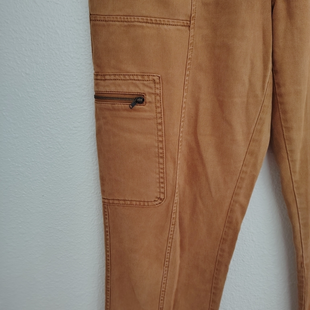 Nicole Miller Women's Ginger Capri Cargo Pants Sz 8 Waistband Lyocell/Cotton - Picture 2 of 14